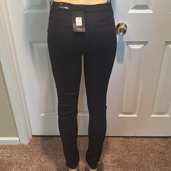 NWT Fashion Nova-  double trouble lace up front jeans size 7 - Picture 4 of 5